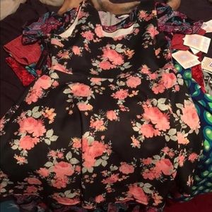 Sleeveless floral dress XL